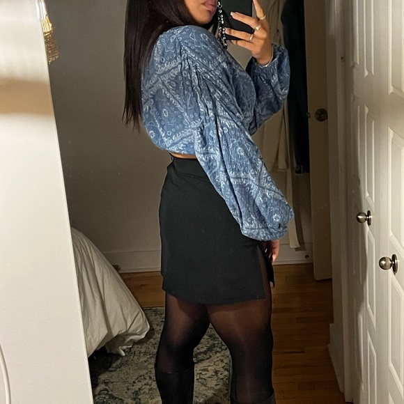 Long sleeve crop top - Picture 3 of 4